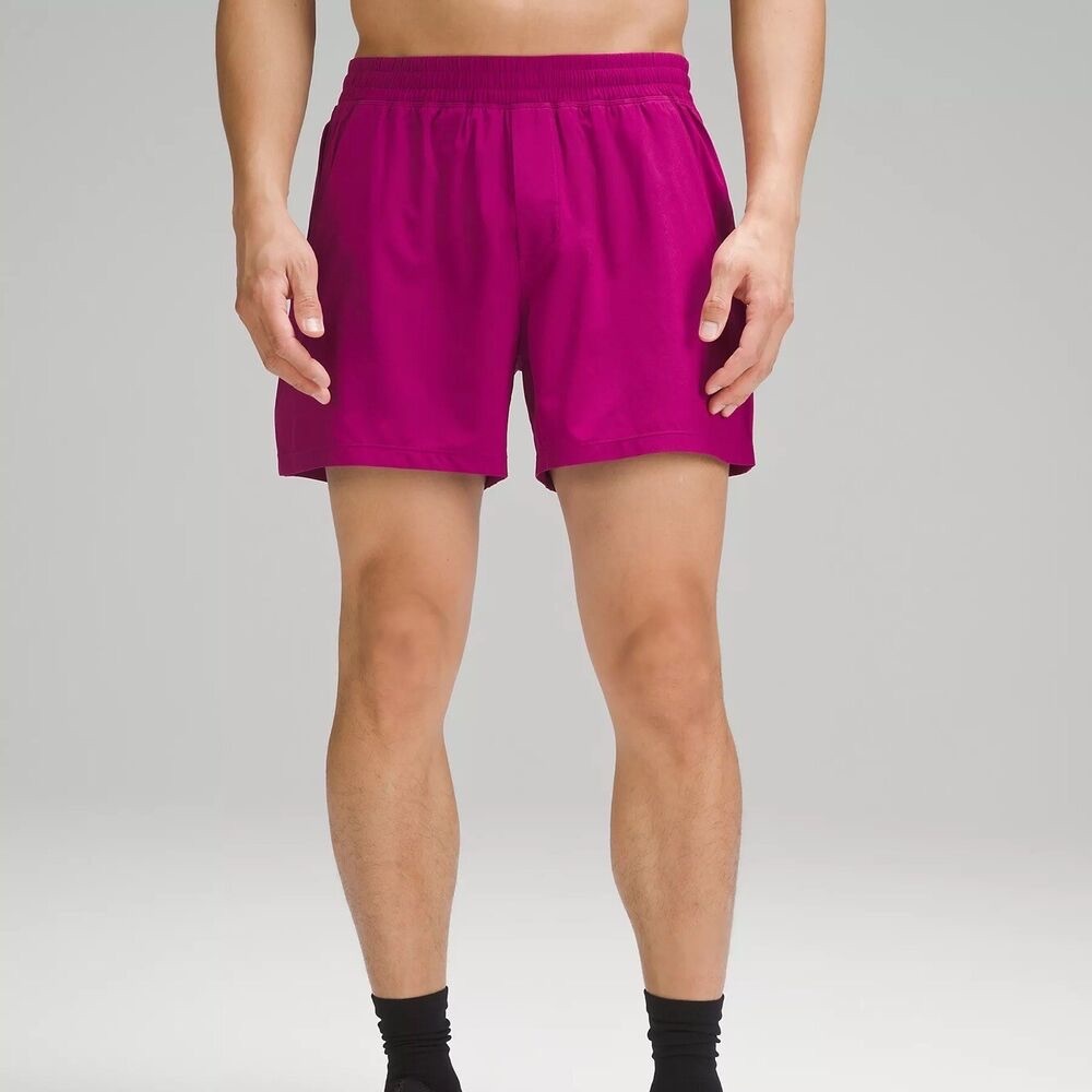 Lululemon Pacebreaker Short 5” Linerless in Medium (Magenta Purple)